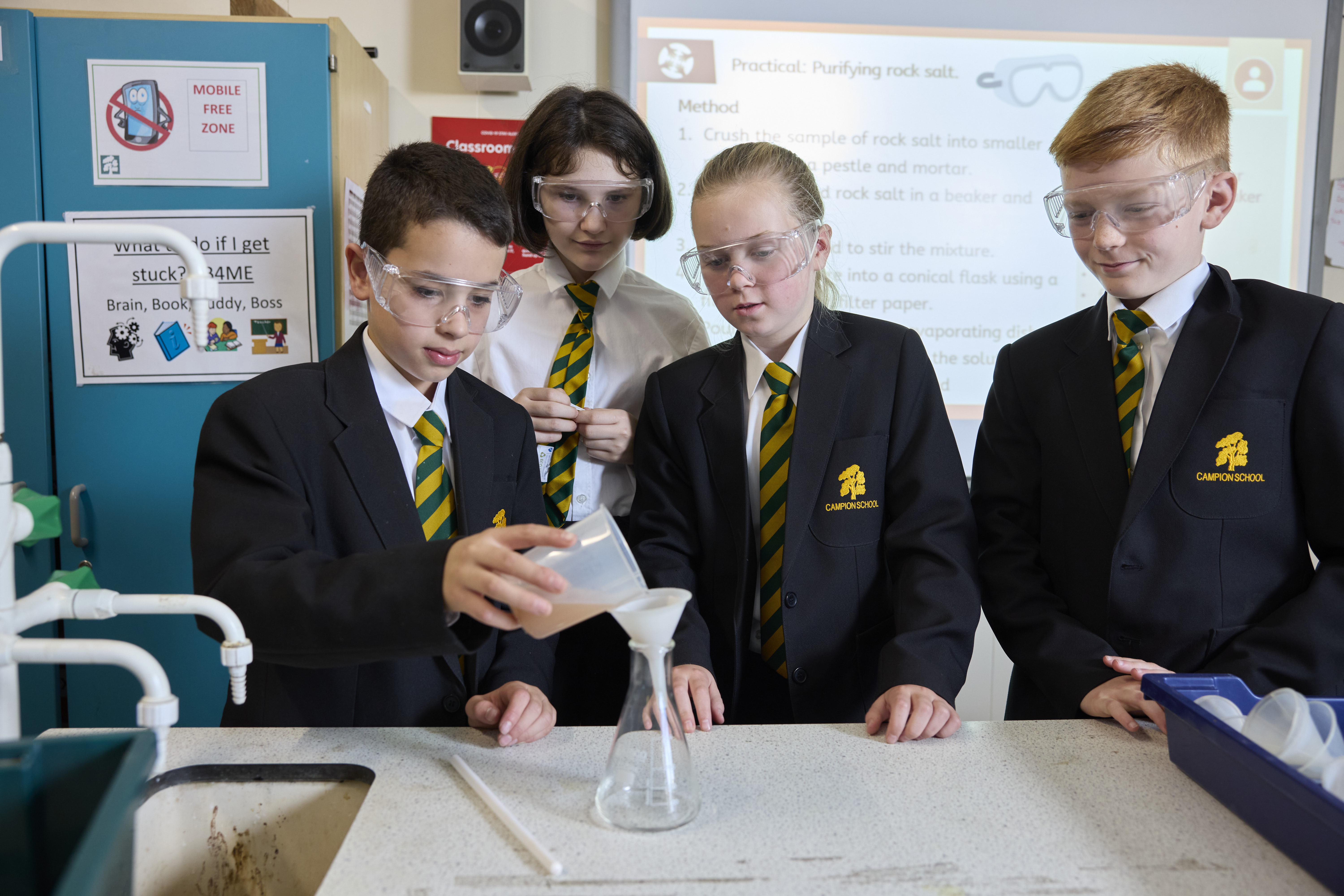 Year 8 science lesson